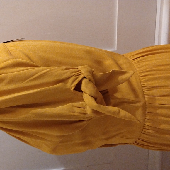 One Love Clothing mustard dress Sz S - Picture 4 of 6